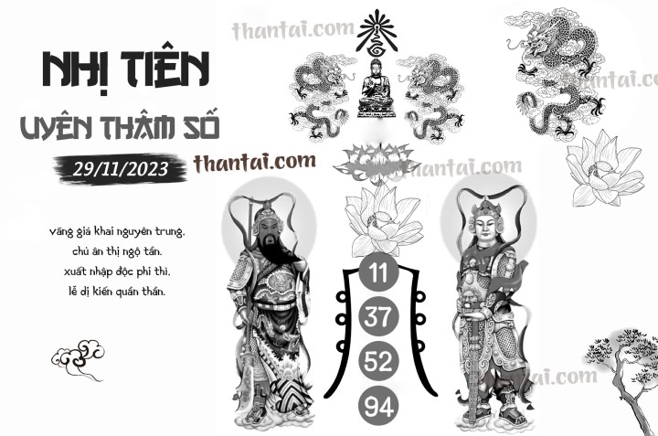 NHỊ TIÊN UYÊN THÂM SỐ 14/11/2023
