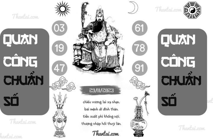 QUAN CÔNG CHUẨN SỐ 14/11/2023