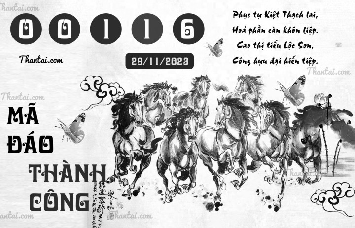 MÃ ĐÁO THÀNH CÔNG 14/11/2023