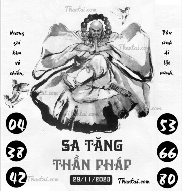 SA TĂNG THẦN PHÁP 29/11/2023