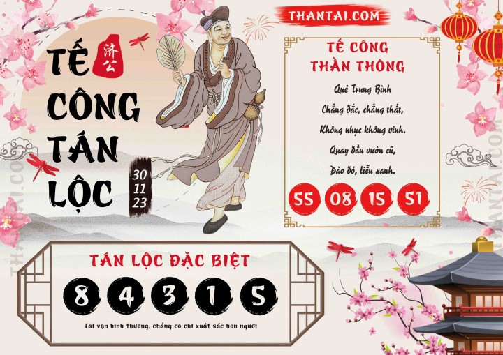 Tế Công Tán Lộc 15/11/2023