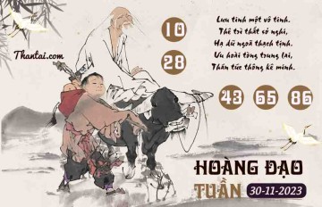 HOÀNG ĐẠO TUẦN 30/11/2023