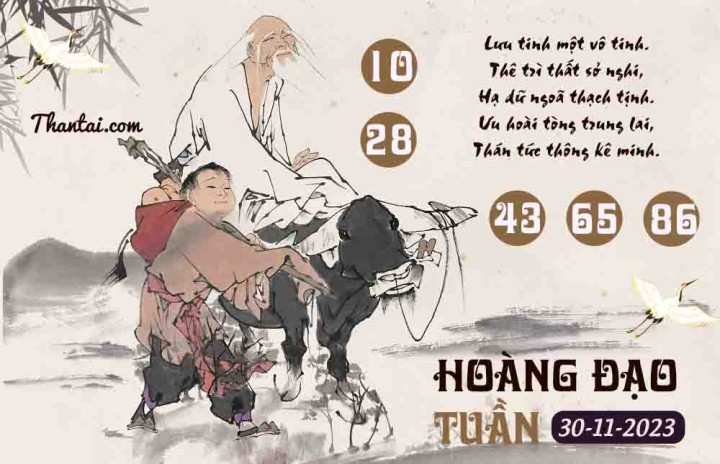 HOÀNG ĐẠO TUẦN 15/11/2023