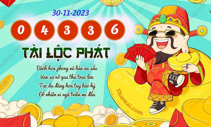 Tài Lộc Phát 15/11/2023