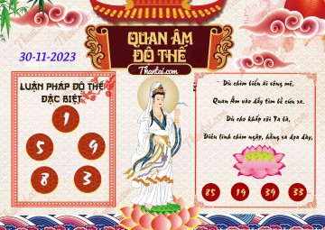 Quan Âm Độ Thế 30/11/2023