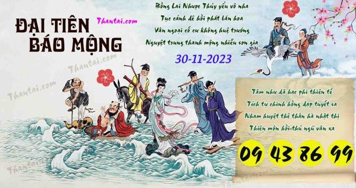 Đại Tiên Báo Mộng 15/11/2023