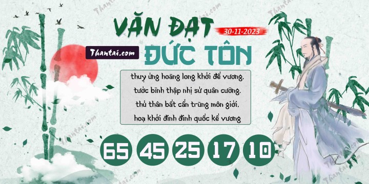 Văn Đạt Đức Tôn 15/11/2023