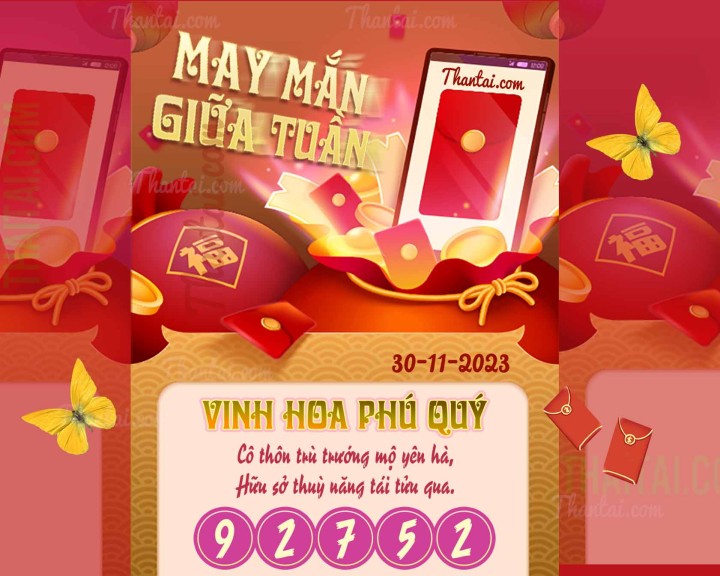 May Mắn Giữa Tuần 15/11/2023