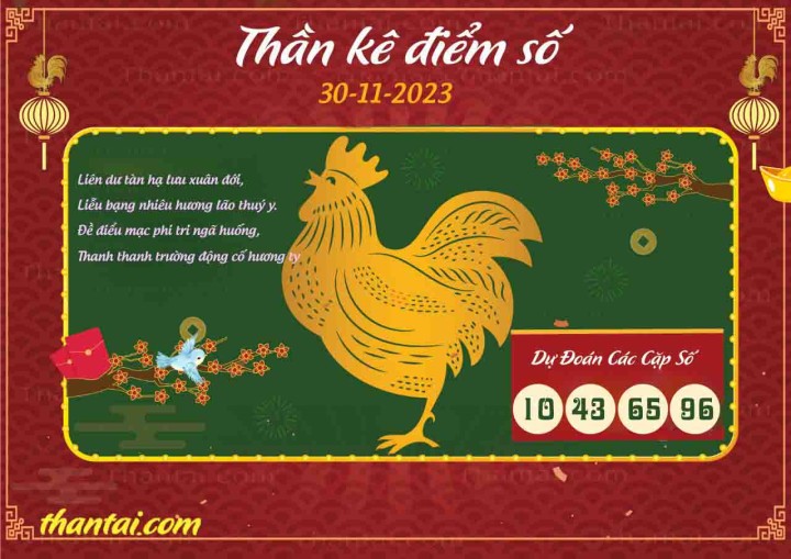 Thần Kê Điểm Số 15/11/2023