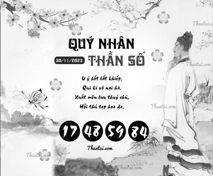 QUÝ NHÂN THẦN SỐ 15/11/2023