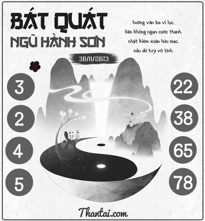 BÁT QUÁI NGŨ HÀNH SƠN 15/11/2023