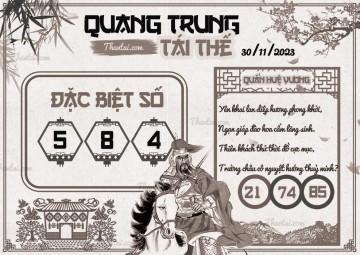 QUANG TRUNG TÁI THẾ 30/11/2023