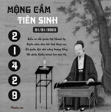 MỘNG CẦM TIÊN SINH 01/01/2023