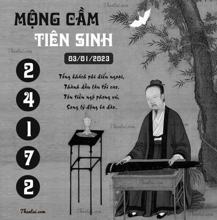 MỘNG CẦM TIÊN SINH 01/01/2023