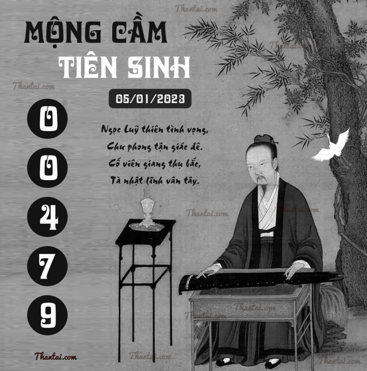 MỘNG CẦM TIÊN SINH 01/01/2023