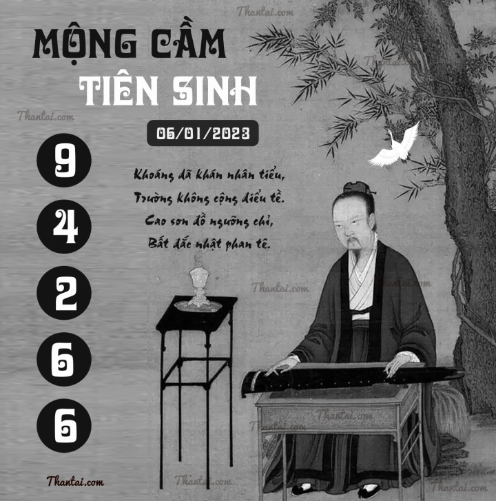 MỘNG CẦM TIÊN SINH 01/01/2023