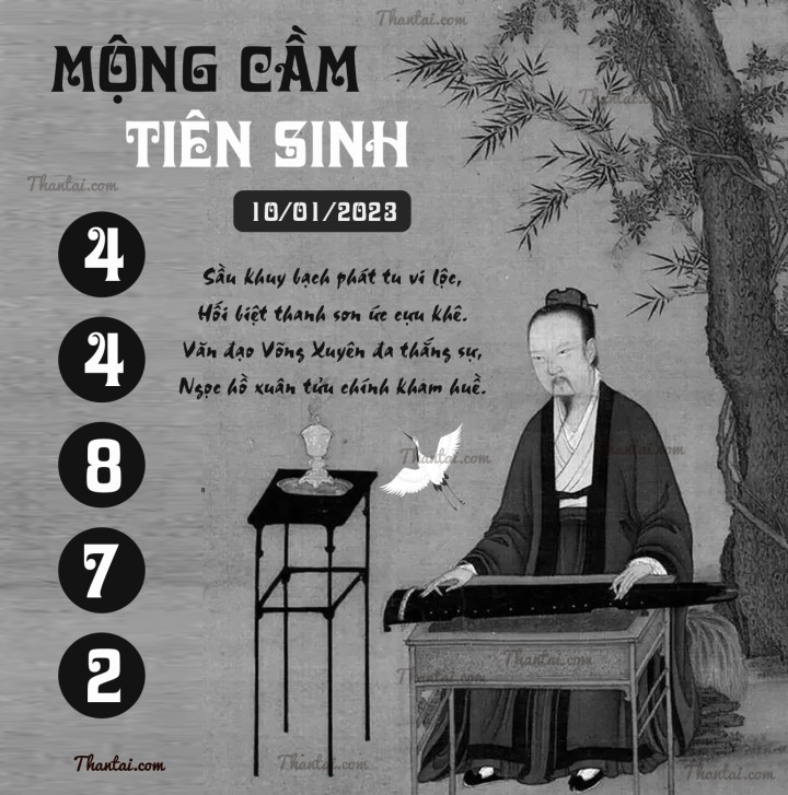 MỘNG CẦM TIÊN SINH 01/01/2023