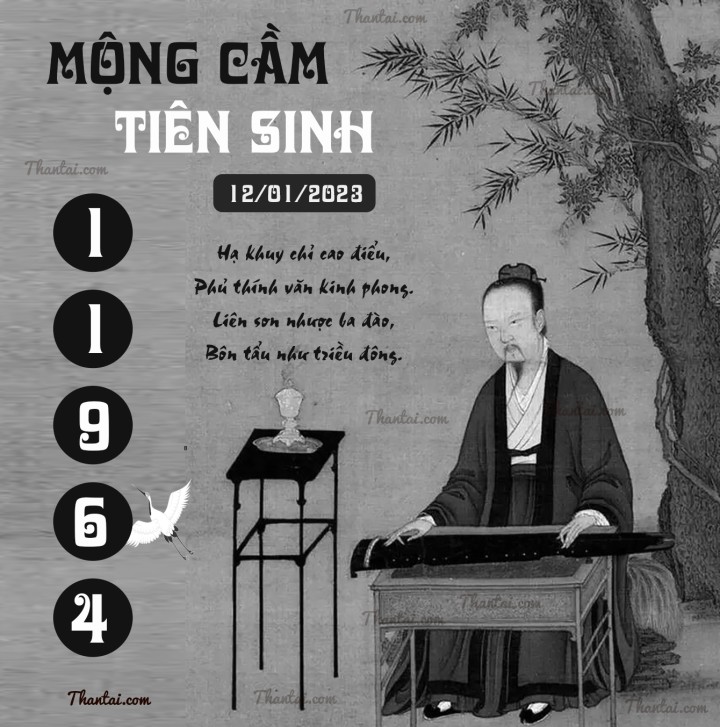 MỘNG CẦM TIÊN SINH 01/01/2023