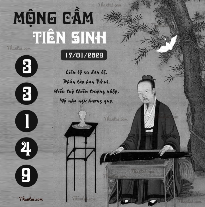 MỘNG CẦM TIÊN SINH 02/01/2023