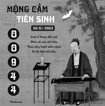 MỘNG CẦM TIÊN SINH 28/01/2023