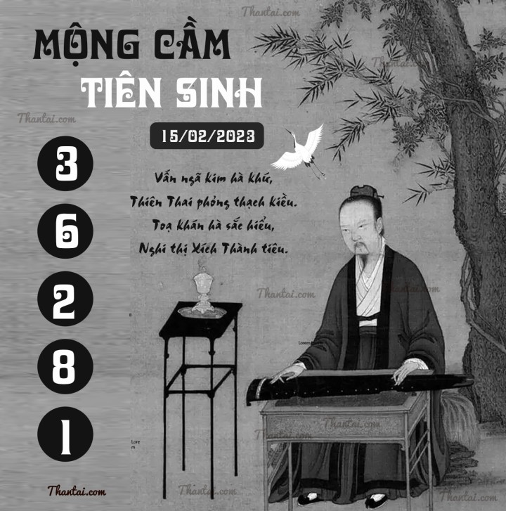MỘNG CẦM TIÊN SINH 31/01/2023