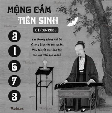 MỘNG CẦM TIÊN SINH 01/03/2023