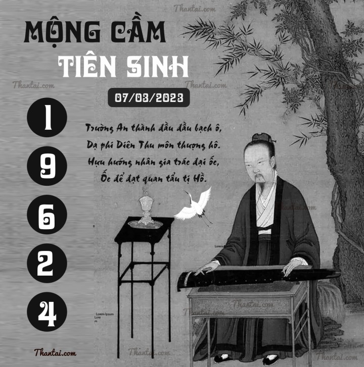 MỘNG CẦM TIÊN SINH 20/02/2023