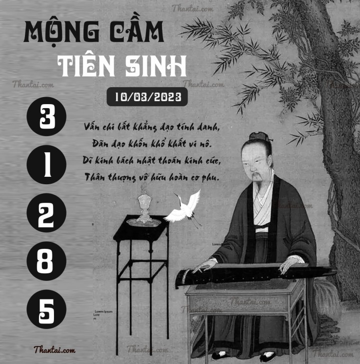 MỘNG CẦM TIÊN SINH 23/02/2023