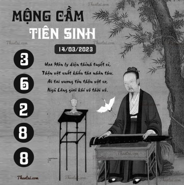 MỘNG CẦM TIÊN SINH 14/03/2023