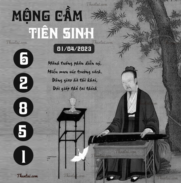 MỘNG CẦM TIÊN SINH 17/03/2023