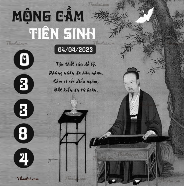 MỘNG CẦM TIÊN SINH 20/03/2023