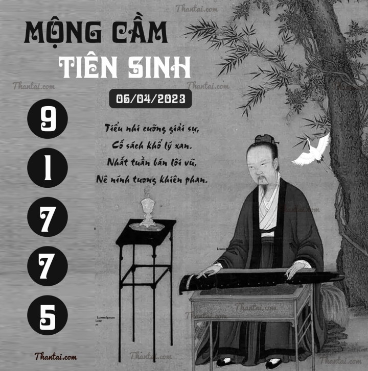 MỘNG CẦM TIÊN SINH 22/03/2023
