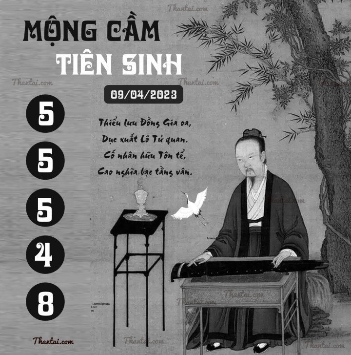 MỘNG CẦM TIÊN SINH 25/03/2023