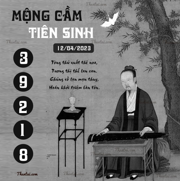 MỘNG CẦM TIÊN SINH 28/03/2023