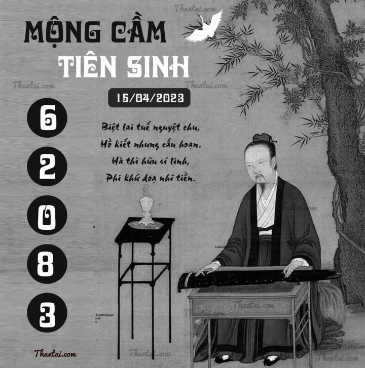 MỘNG CẦM TIÊN SINH 31/03/2023