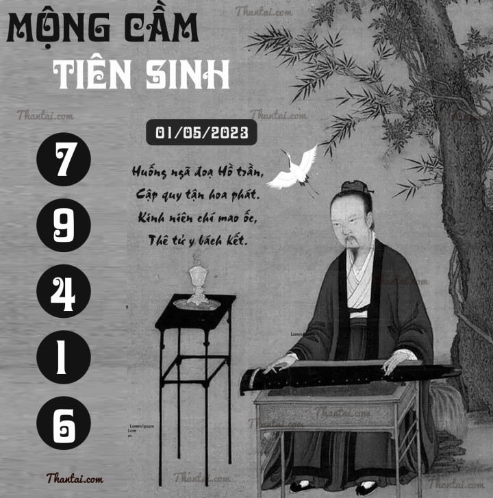 MỘNG CẦM TIÊN SINH 16/04/2023