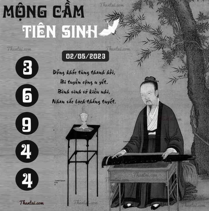 MỘNG CẦM TIÊN SINH 17/04/2023