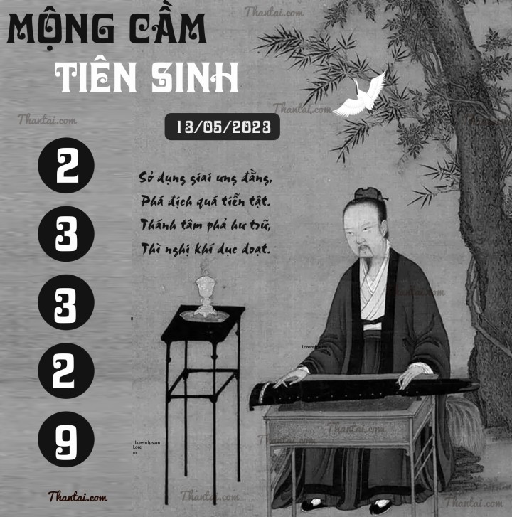 MỘNG CẦM TIÊN SINH 28/04/2023