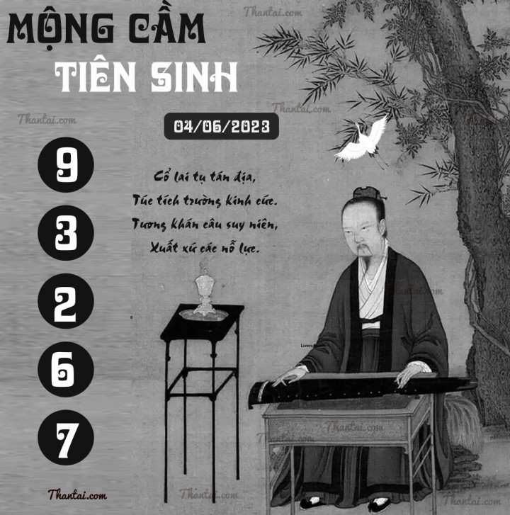 MỘNG CẦM TIÊN SINH 20/05/2023