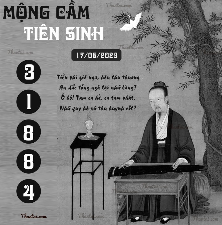 MỘNG CẦM TIÊN SINH 02/06/2023
