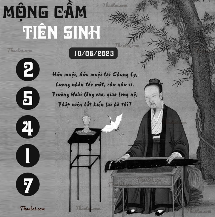 MỘNG CẦM TIÊN SINH 03/06/2023