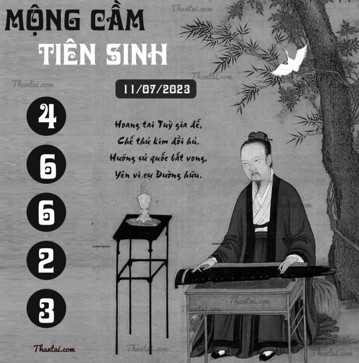 MỘNG CẦM TIÊN SINH 26/06/2023