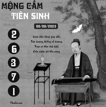 MỘNG CẦM TIÊN SINH 08/08/2023