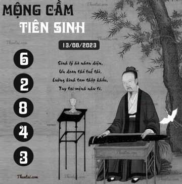 MỘNG CẦM TIÊN SINH 13/08/2023