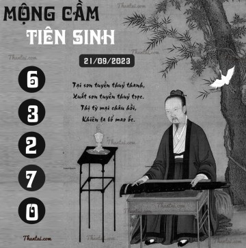 MỘNG CẦM TIÊN SINH 21/09/2023