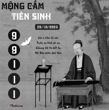 MỘNG CẦM TIÊN SINH 29/10/2023