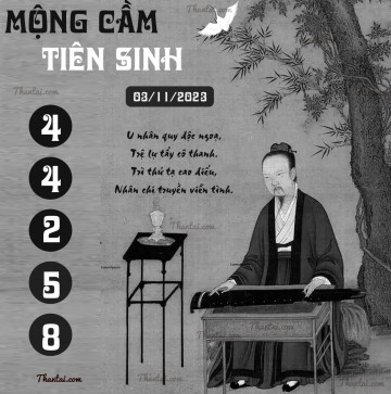 MỘNG CẦM TIÊN SINH 03/11/2023