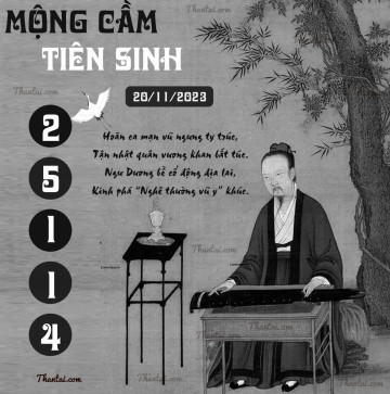 MỘNG CẦM TIÊN SINH 20/11/2023