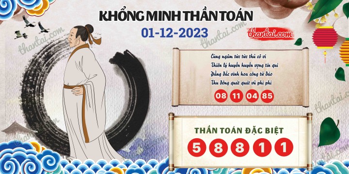 Khổng Minh Thần Toán 16/11/2023