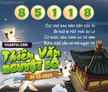 THIÊN VĂN NGUYỆT SỐ 01/12/2023